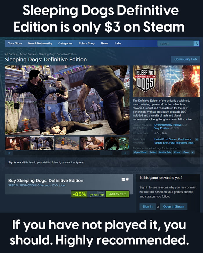 Steam Community :: Sleeping Dogs: Definitive Edition