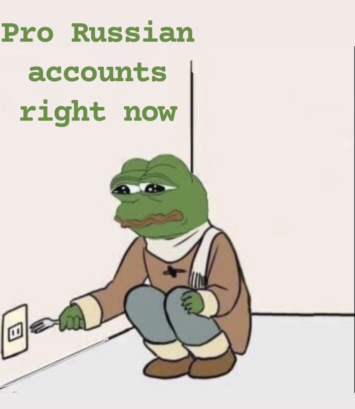 Pro Russian Accounts Right Now 9GAG