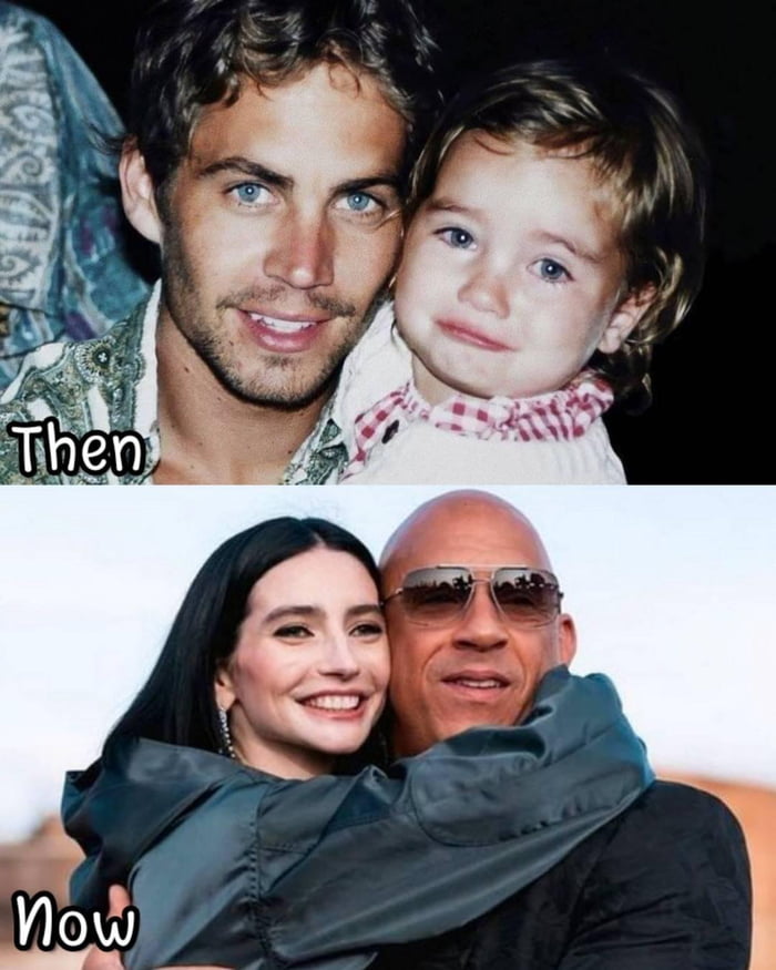 Vin Diesel is such a best friend,he is now the father of Paul Walker's ...