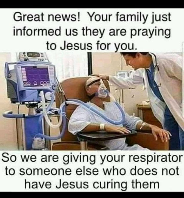 So does praying work or not? 9GAG