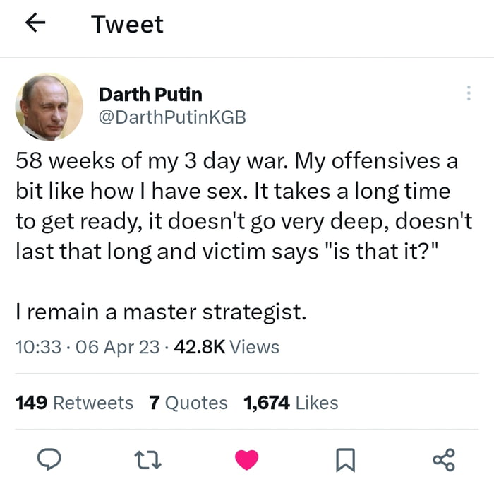 Darth Putin Strikes Again 9GAG