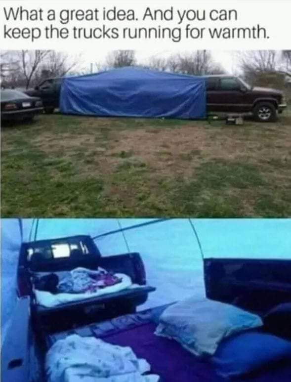 The best camping equipment money can buy! 9GAG