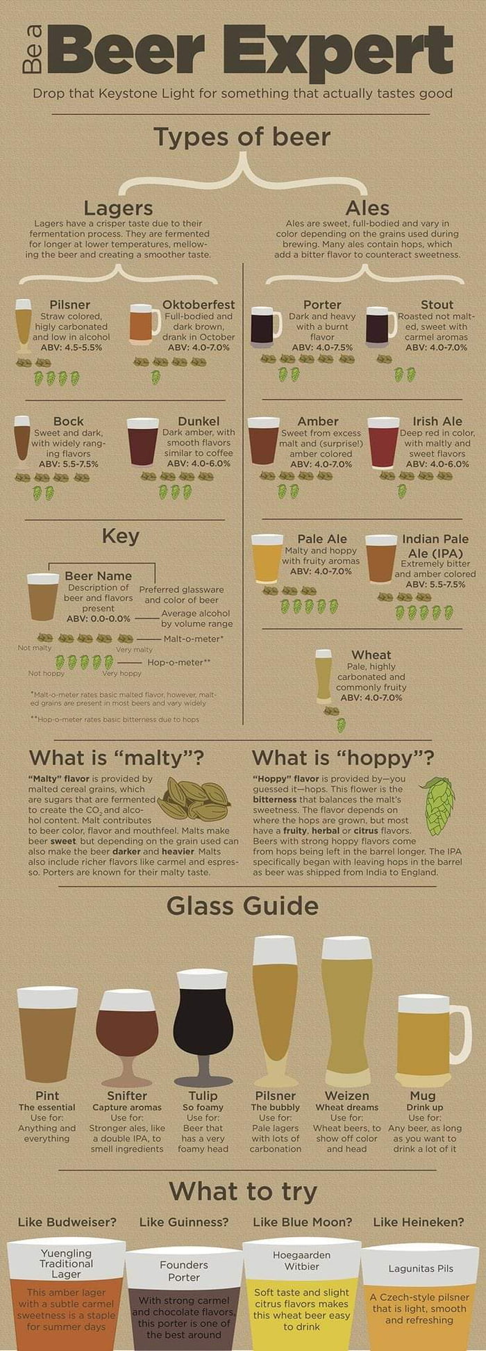 The many different types of beer - 9GAG