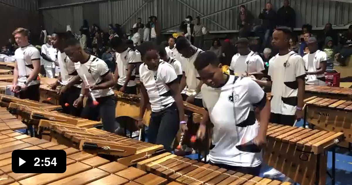 Awesome Performance by the 2019 Hilton College Competition Marimba band
