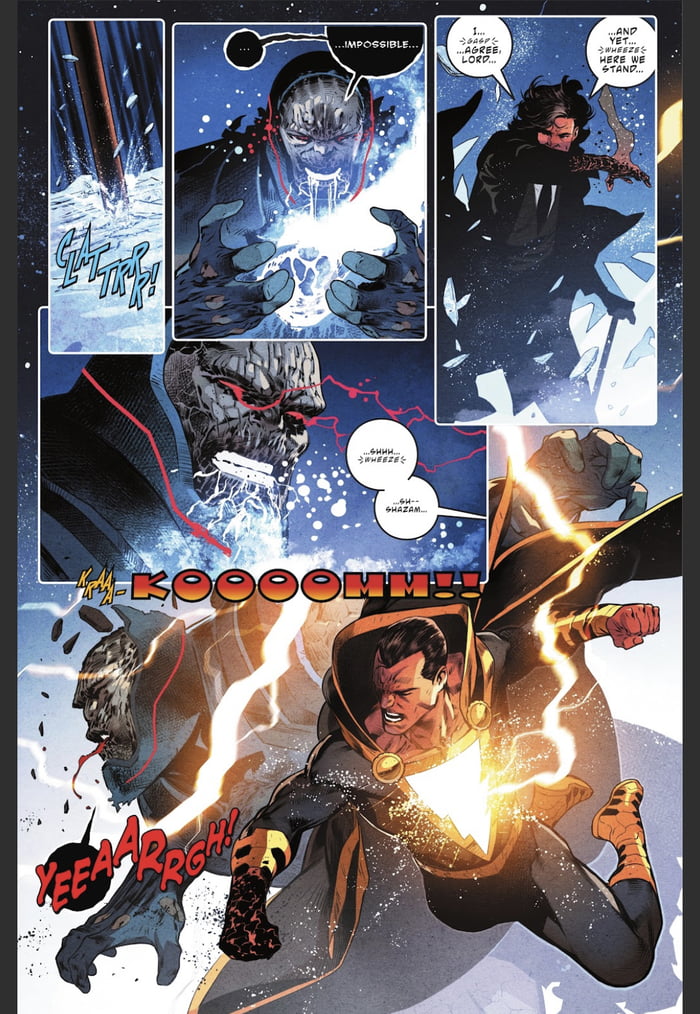 Black Adam Kick Darkseid’s asss - 9GAG