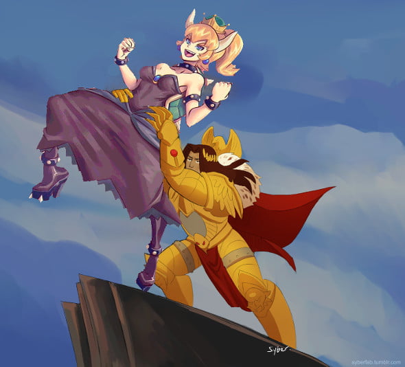 Bowsette is a Rule 63 classic! A "Gender-Bend" meaning that -  #178183926 added by goodedeath at traps are gey