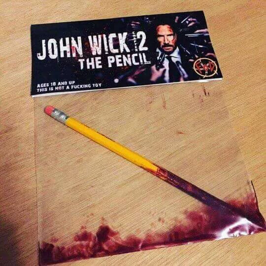 With a f*cking pencil！！ - 9GAG