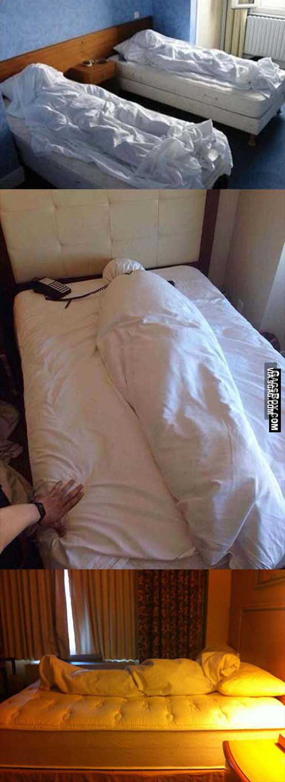 Always Leave Your Hotel Room Like This 9gag