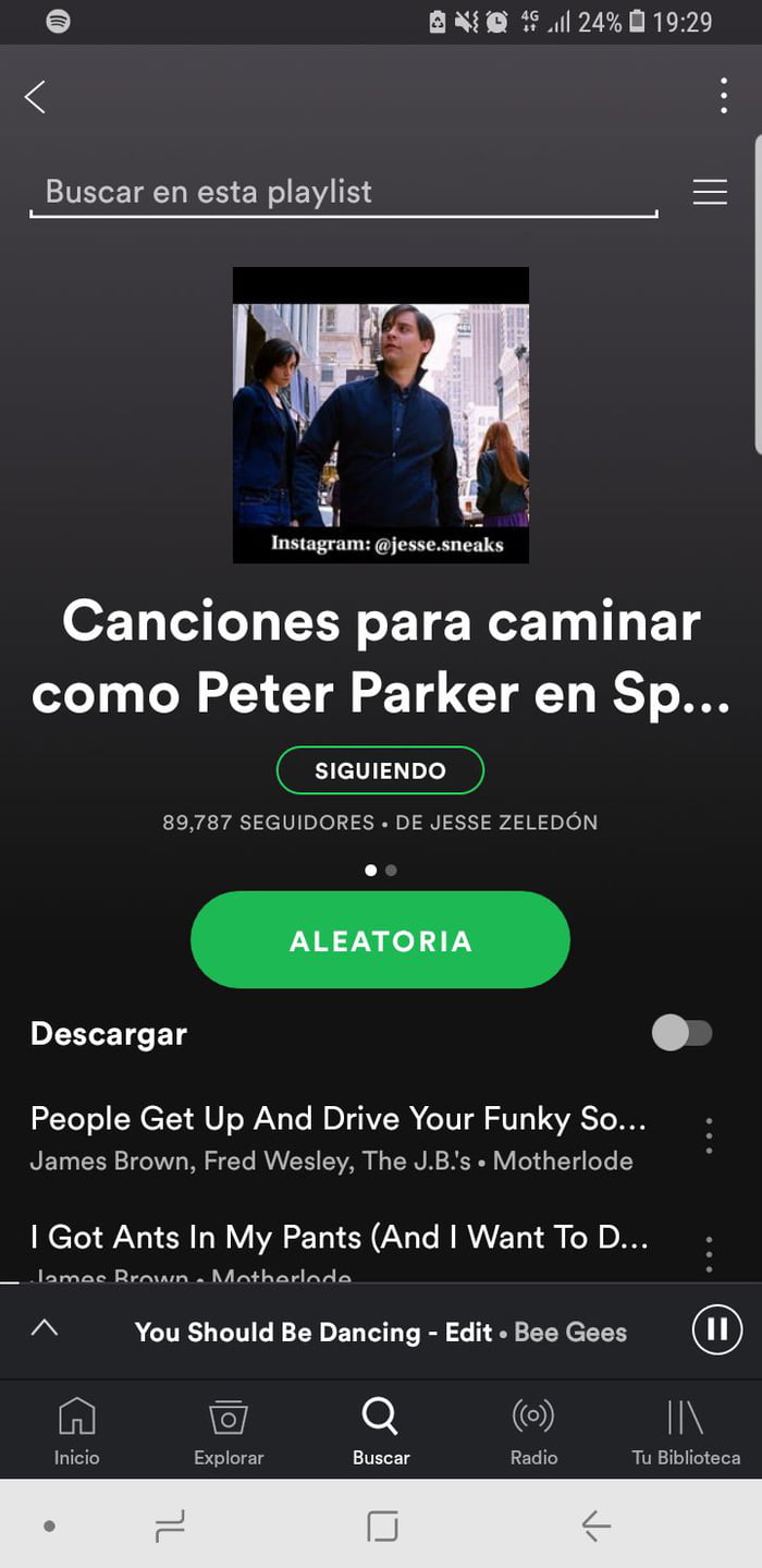 Songs to walk like Peter Parker in Spiderman 3