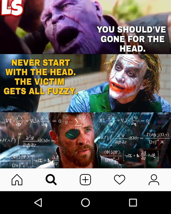 Mystery Solved So That S Why Thor Didn T Go For The Head 9gag