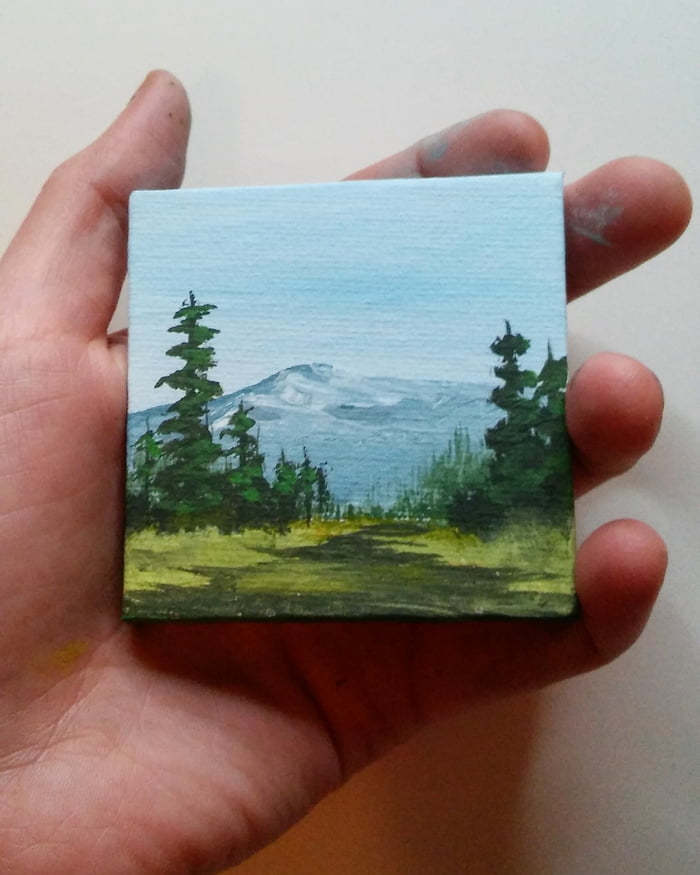 This tiny painting - 9GAG