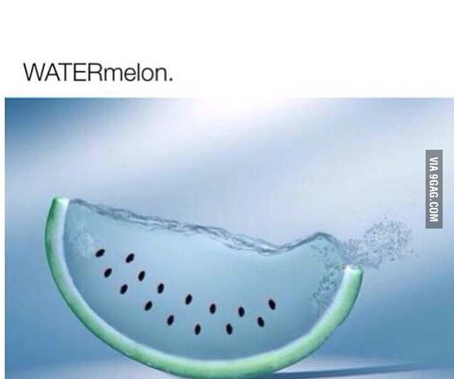 A real WATERmelon - 9GAG