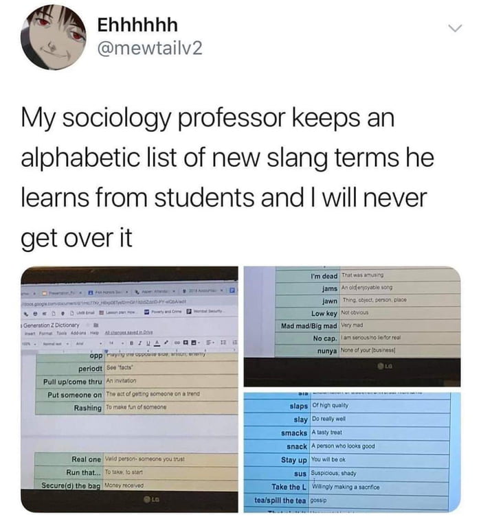 You a real one prof - 9GAG