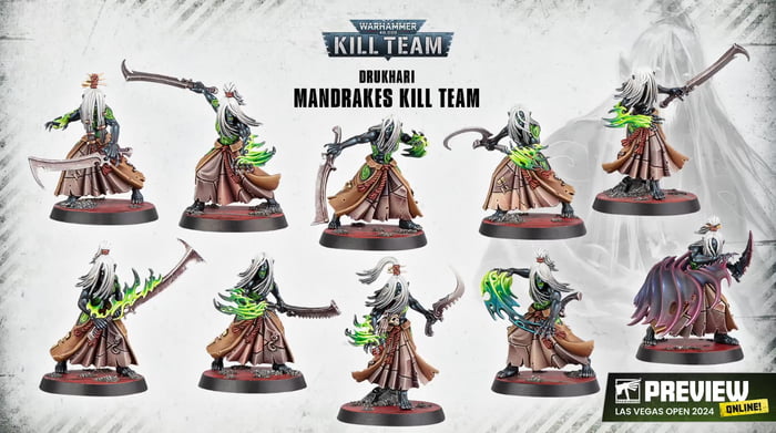 Plastic Drukhari Mandrakes Revealed At The LVO 2024 Preview - 9GAG