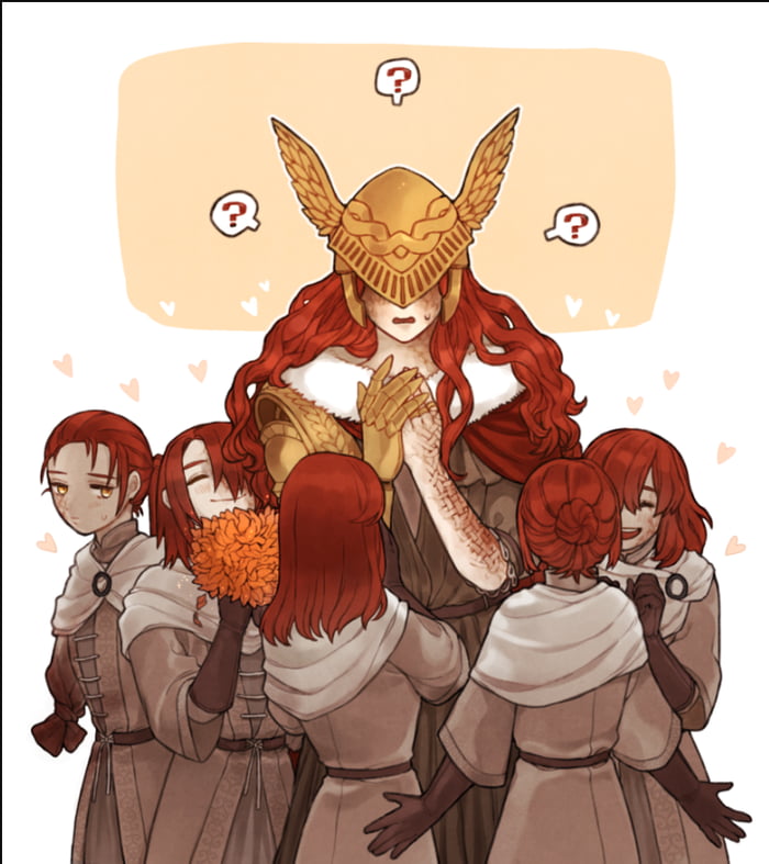 If Millicent and her sisters were born because malenia splooged all