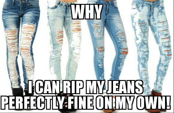 Why is it so difficult to find a pair of normal jeans. and having real ...