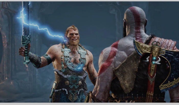 Why doesn't Kratos now have a second scar on his stomach from the