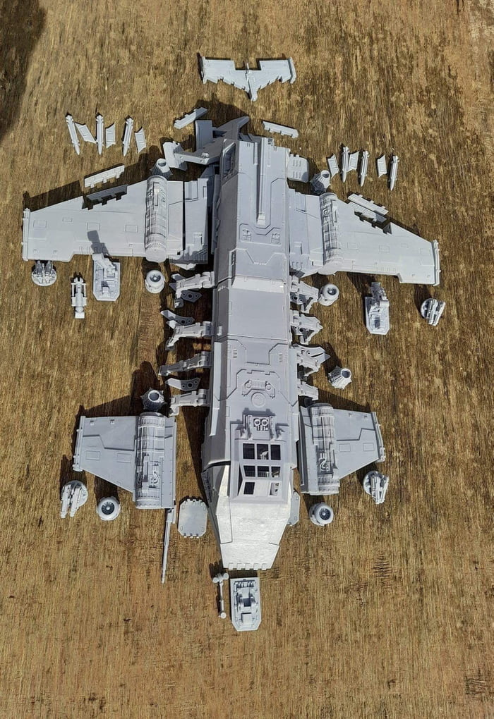 Just Finished Printing This Thunderhawk Transporter Spent Months 