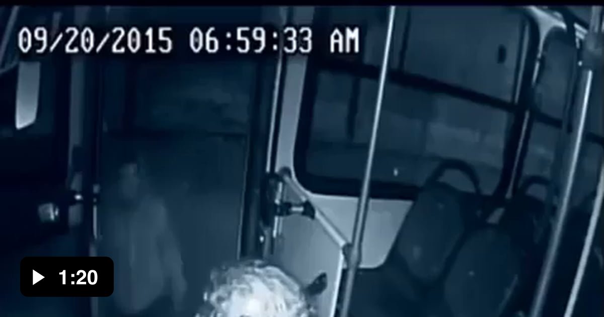 Cctv Shows Disabled Man Helping The Bus Driver Stop An Armed Robber 9gag 