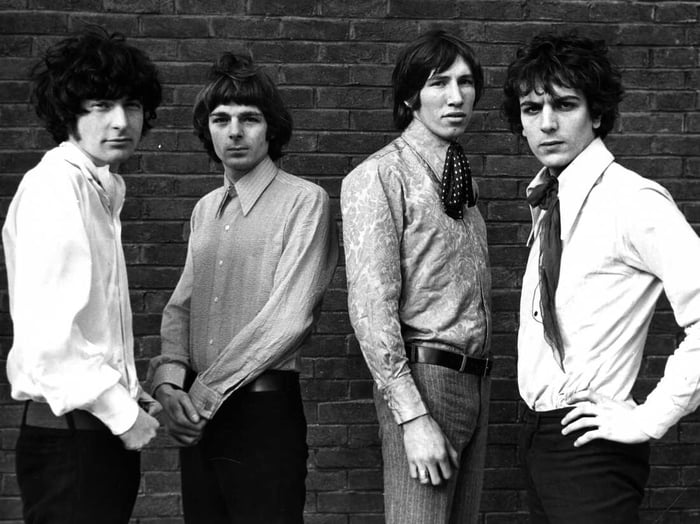 Pink Floyd, 1966 Nick Mason, Richard Wright, Roger Waters, & Syd ...