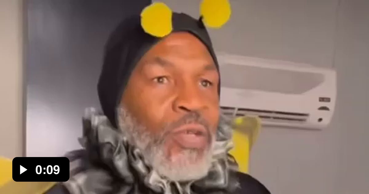 Mike Tyson dances in bee costume 9GAG