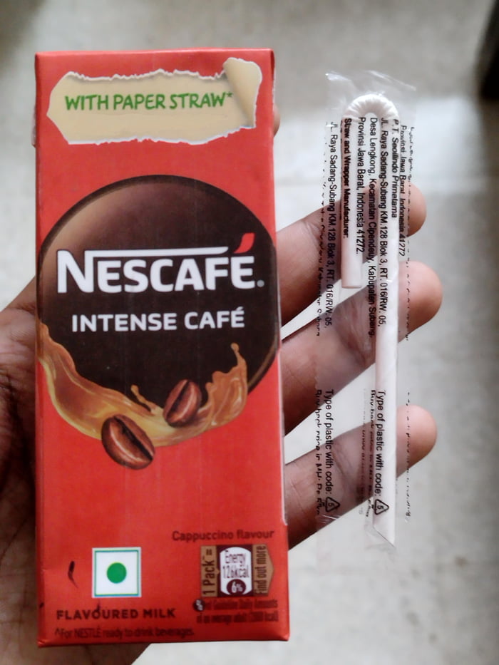 Paper straw covered in plastic 9GAG