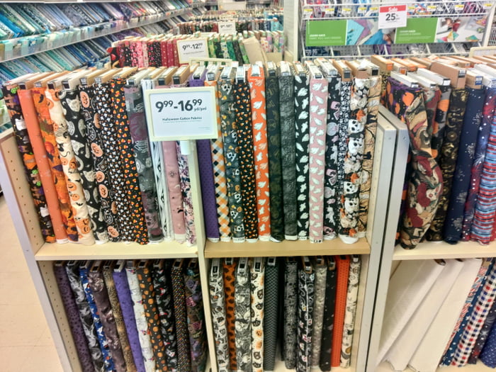 Joann S Already Has Their Halloween Fabric In Gag