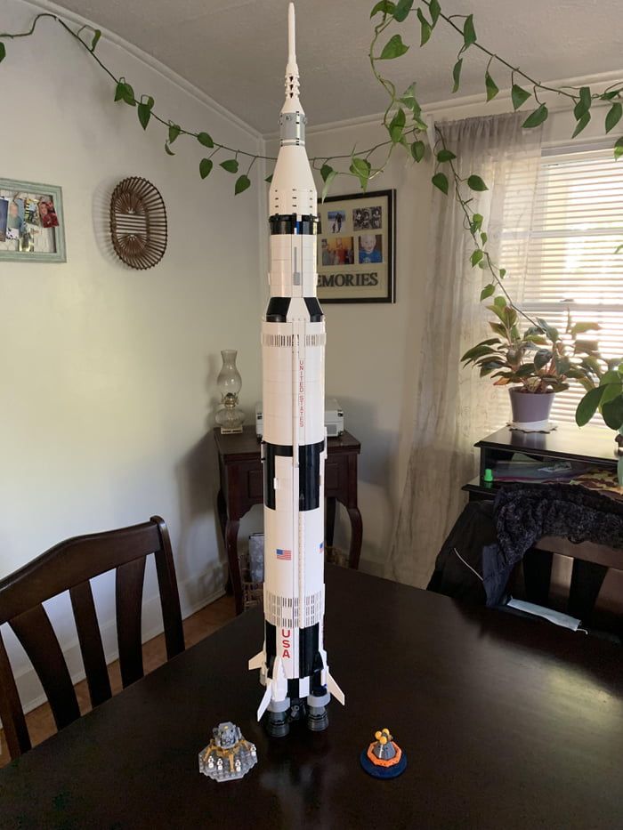 Finished this Saturn V rocket today. - 9GAG