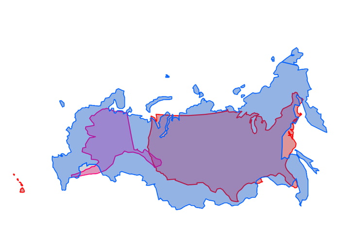 Size comparison between the US and the 'The Crew' map - 9GAG