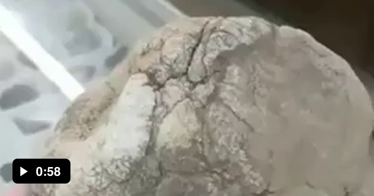 Man opens large geode - 9GAG