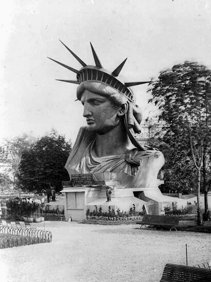 The Arrival Of The Statue Of Liberty On June 17th 1885. The Statue Of ...