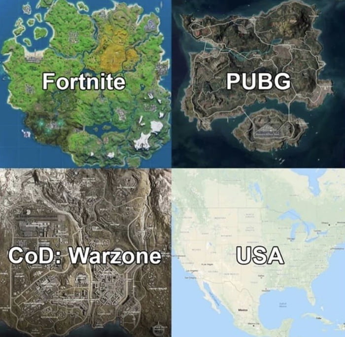 Size comparison between the US and the 'The Crew' map - 9GAG