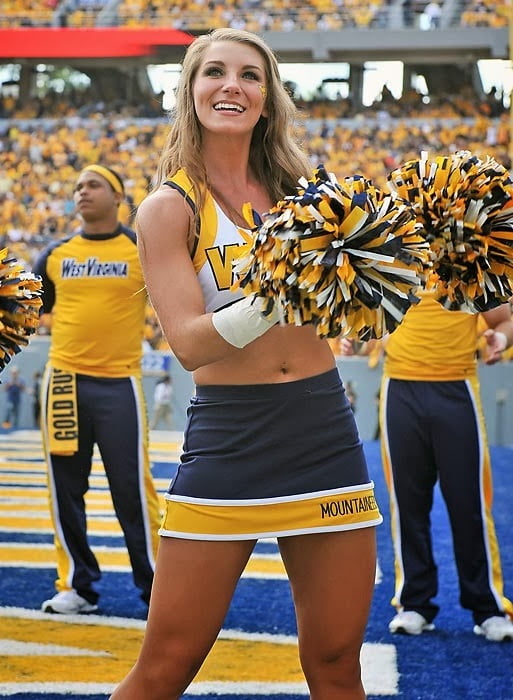 West Virginia, home of coal and hot cheerleaders - 9GAG