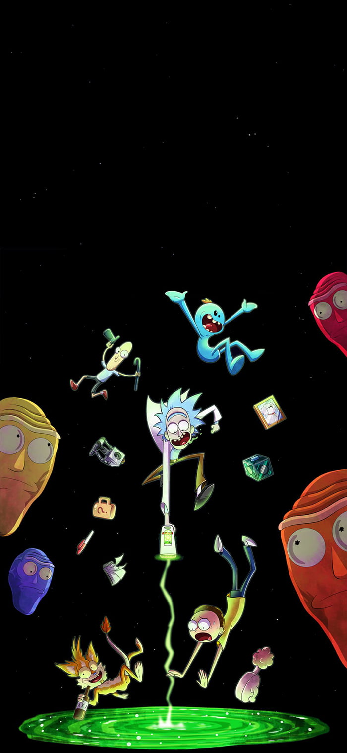 Rick & Morty iPhone wallpaper - 9GAG