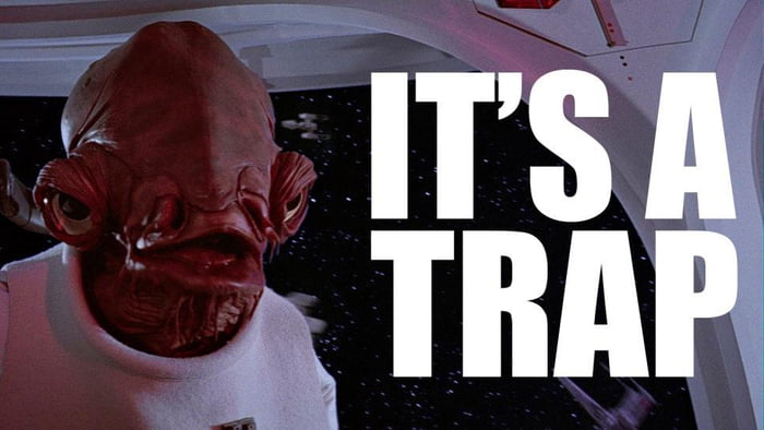 Image result for star wars it's a trap