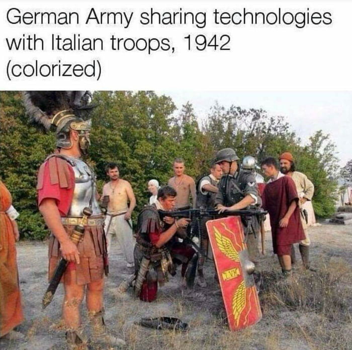 german-army-sharing-techniques-with-italian-troops-1942-colorized-9gag