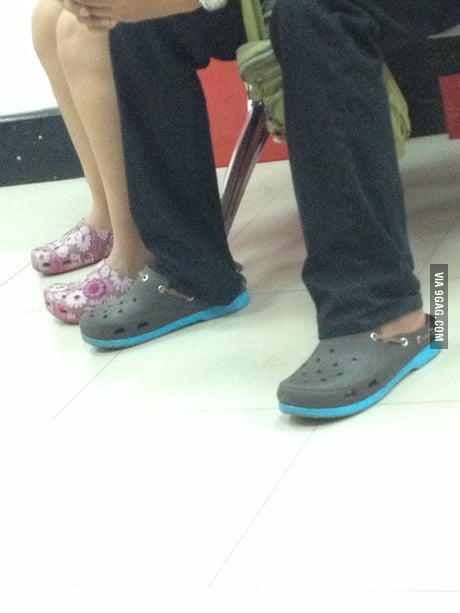 crocs at wedding