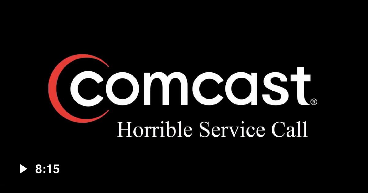 Comcast customer support giving customer a hard time while trying to
