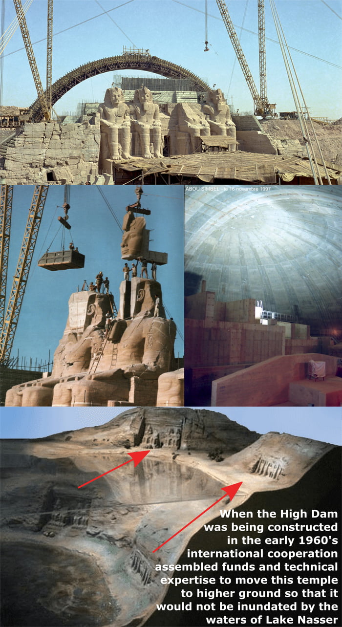 Since The Temples Of Abu Simbel Are No Longer Original With A False Empty Mountain Made