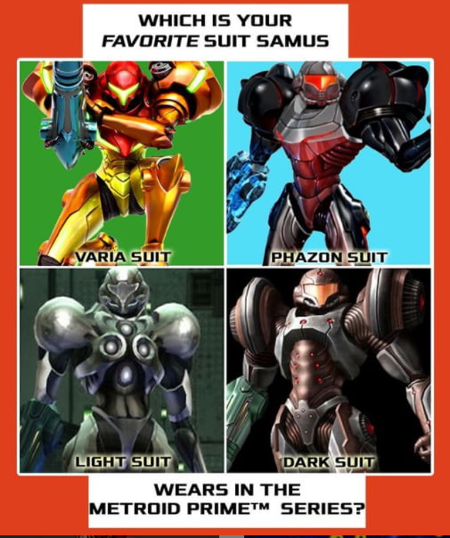 Metroid Prime Suits Which Is Your Fav GAG