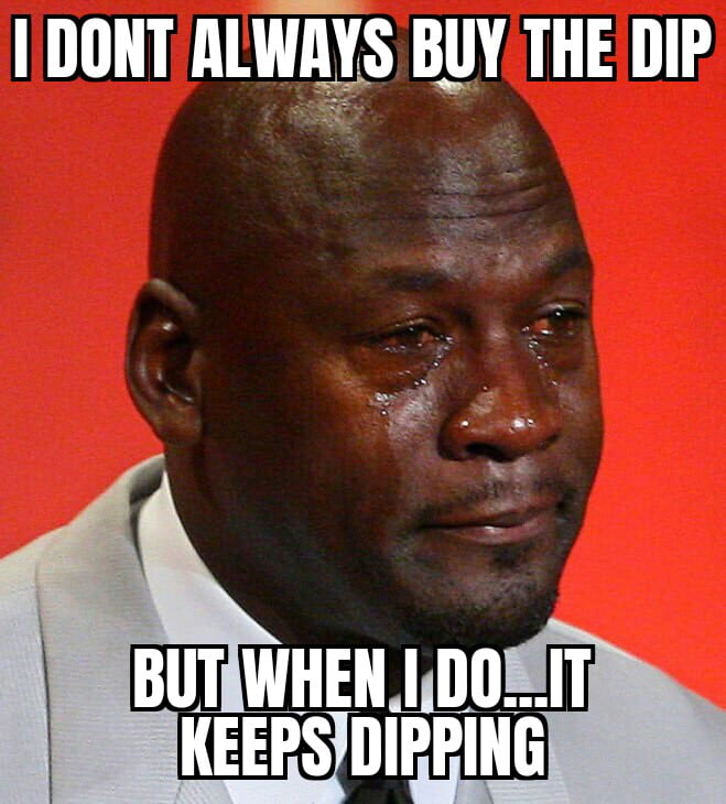 It keeps dipping - 9GAG