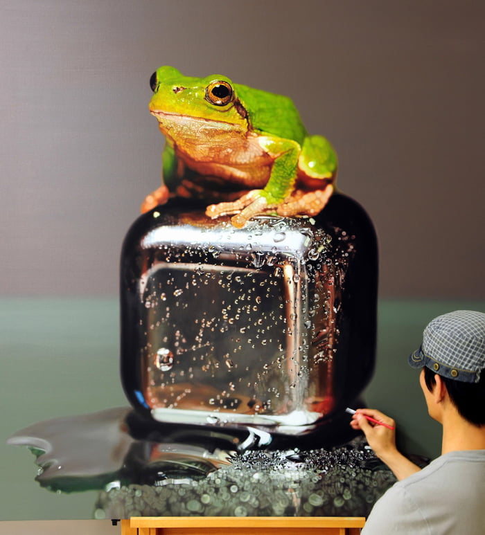 Hyperrealistic oil painting by Young-sung Kim - 9GAG