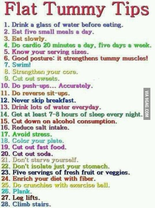 Flat tummy tips - 9GAG