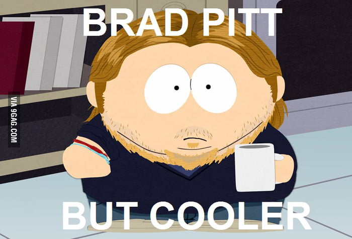 Cartman As Brad Pitt Gag