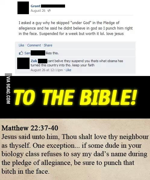 To the bible - 9GAG