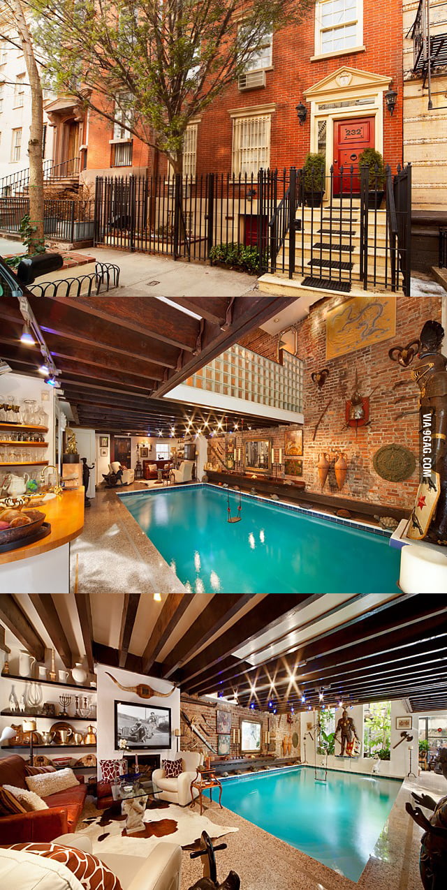 Indoor Pool in a Manhattan Loft 9GAG