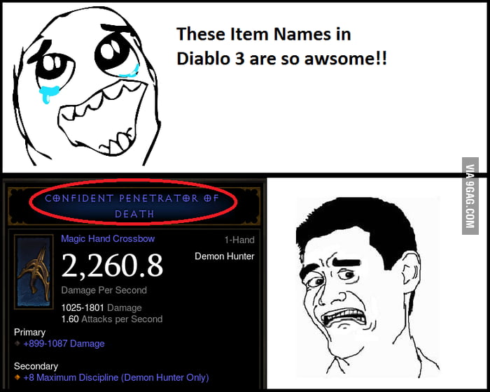 Diablo 3 Item Names... 9GAG