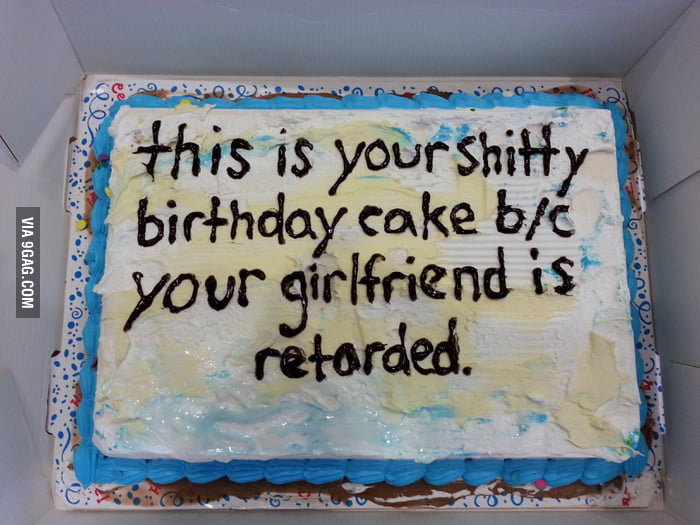 Despite being a very talented artist, my GF cannot decorate a cake. I ...