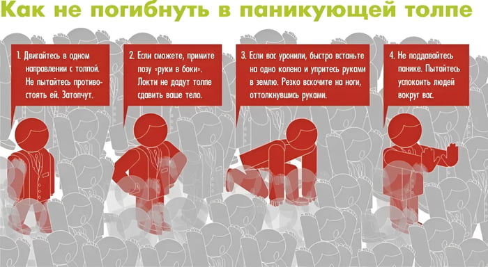 Правила поведения в толпе Необходимо помнить следующие правила ...
