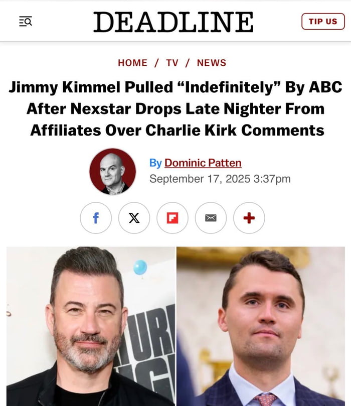 Another One Bites The Dust Jimmy Kimmel Late Night Show Canceled 9gag
